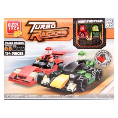 134 Teile Block Tech Spielset - Turbo Racer 