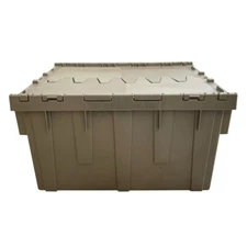 UBMOVE Handheld Attached Lid Container 25.3 x 16.3 x 13.9" Gray