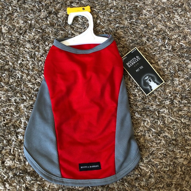 NWT BOOTS & BARKLEY DOG TEE ATHLETIC SHIRT RED GRAY SIZES XS S M L eBay
