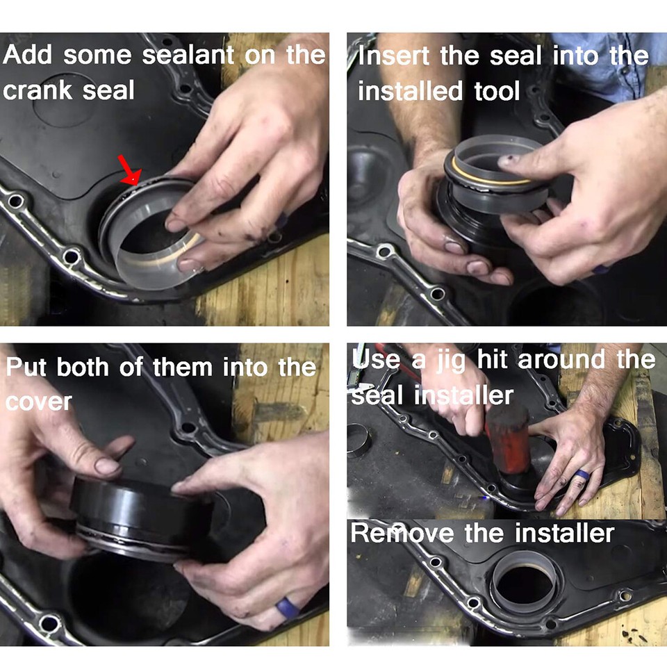 1338 Front Cover Crankshaft Seal Installer &5046 Wear Sleeve Installer Tool - View #2