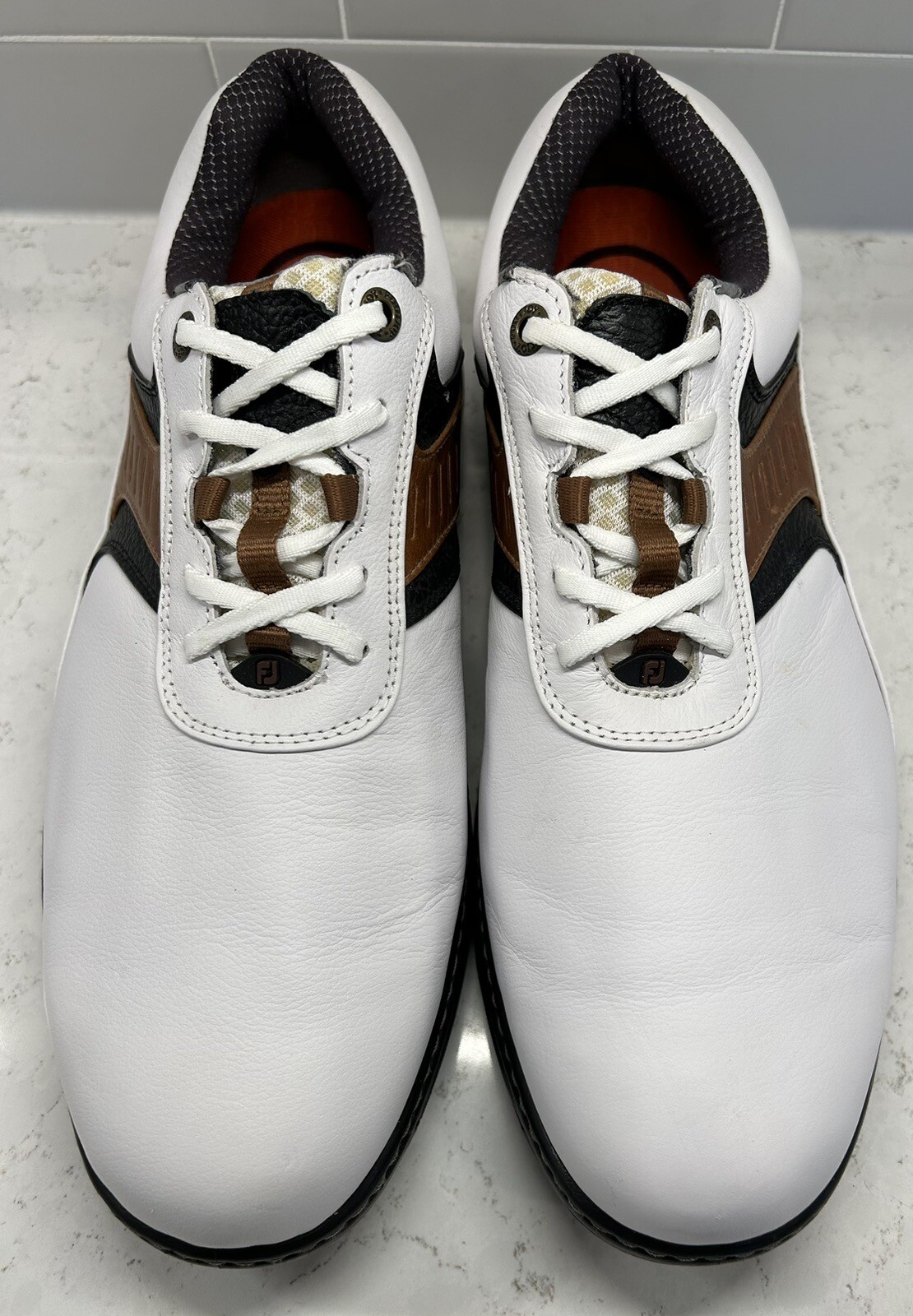 Footjoy Golf Shoes 13 EXTRA WIDE Mens Contour Series 54130 White eBay