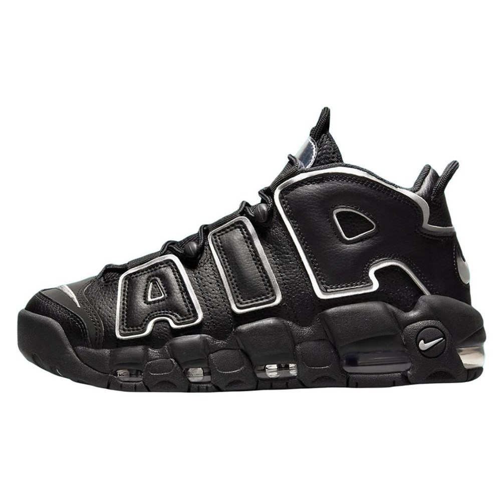 WMNS) Nike Air More Uptempo 'Black Metallic Silver' DQ0839 WMNS) Nike Air More Uptempo 'Black Metallic Silver' DQ0839