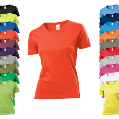 Stedman DAMEN T-SHIRT mit Rundhalsausschnitt -Classic-T Fitted Women- Neu S141
