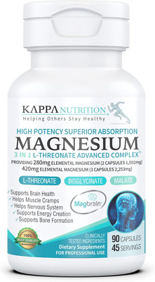 Magnesium Complex, 90 Capsules, 420mg Elemental Magnesium