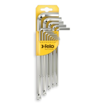 Felo L-Wrench Set 13-pcs. Inch Ballend long .050'' - 3/8'' / 00037513011