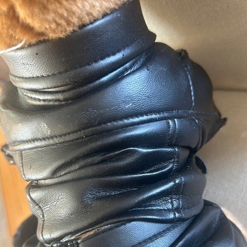Build A Bear Hirsch Rentier Rehkitz 2003 Spielzeug Biker Motorrad Faltenrock Mädchen Outfit - Bild 6 von 12
