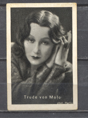 Trude von Molo Vintage Trading Card Macedonia Zigaretten No.22