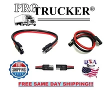Pro Trucker 2 Pin Quick Disconnect Wire Harness SAE Connector Bullet Lead Cab...