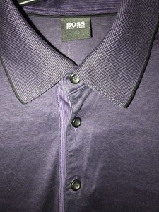 hugo boss polo negra