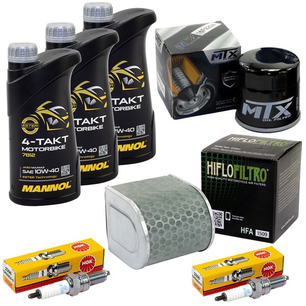 Wartung Set ÖL 3L FüR Honda Cb 500 Cbr 500 2019-23 Luftfilter ÖLfilter ZüNdkerze-image