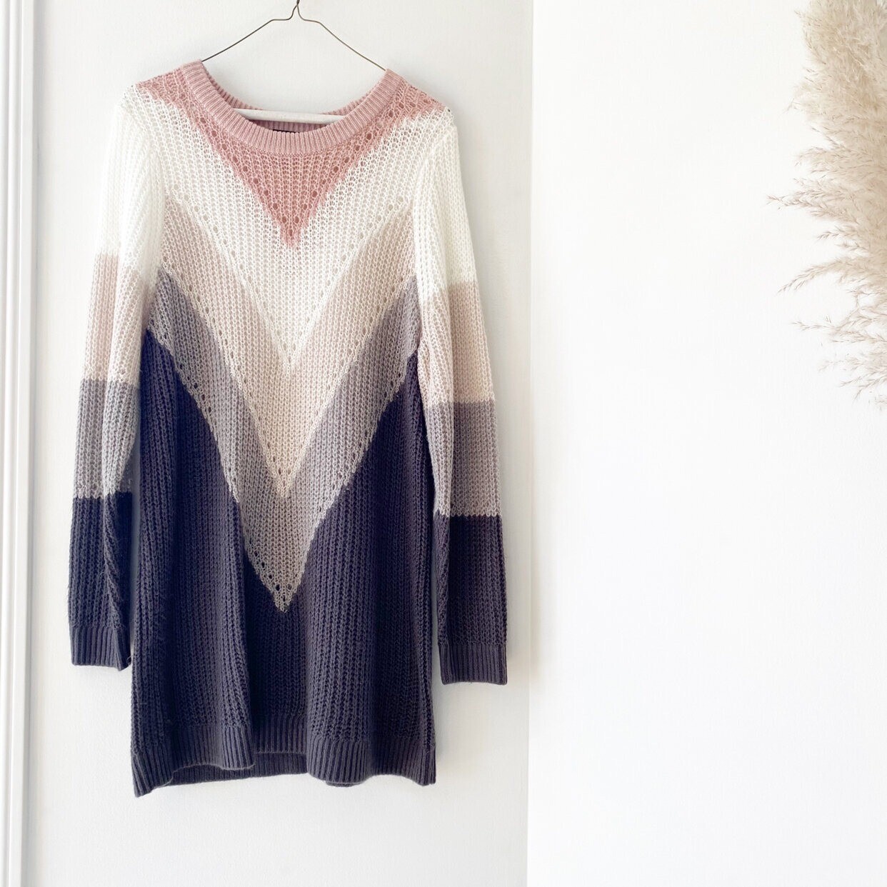 Torrid Chevron Pointelle Sweater Womans 