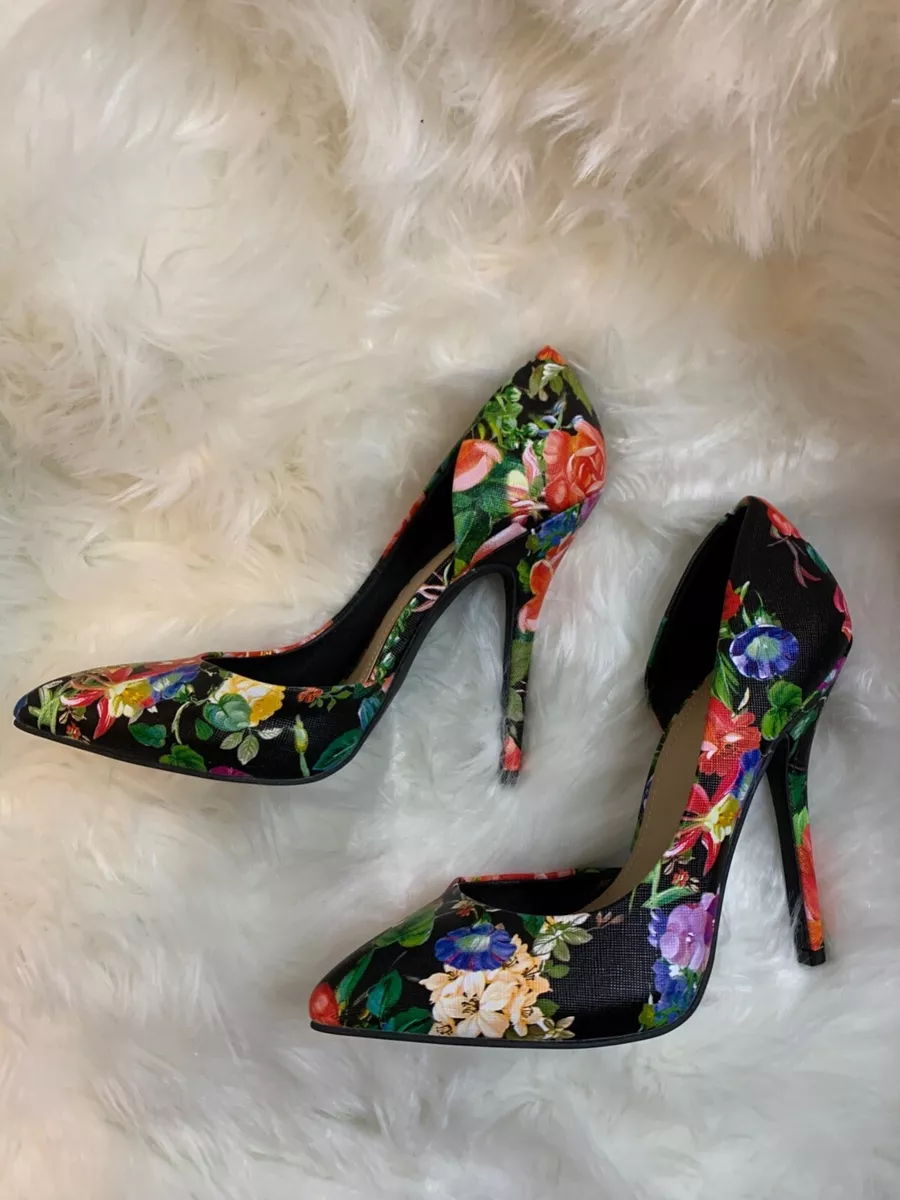 Cute Floral Heels - Ankle Strap Heels - Dress Sandals - $35.00 - Lulus