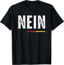 Nein German No Saying Funny Germany Vintage Tee Gift Unisex T-Shirt