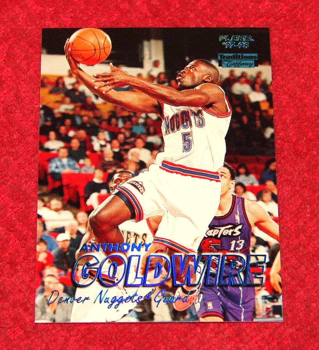 ANTHONY GOLDWIRE DENVER NUGGETS 1997-98 FLEER TIFFANY #88 (TW112)