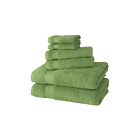 New Classic Turkish Cotton Lime Green Amadeus 6 Piece Bath Towels Set