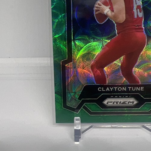 Mira verde Prizm Football Clayton Tune Rookie 2023 21/75 SP - Imagen 3 de 7