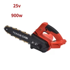 Cordless Chain Saw Rechargeable Li-ion Battery Household Handheld Electric Saw