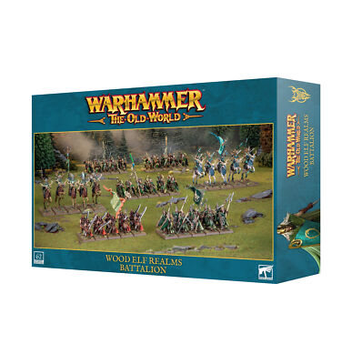 #ad Battalion: Wood Elf Realms Warhammer The Old World PRESALE 5 31 $157.25