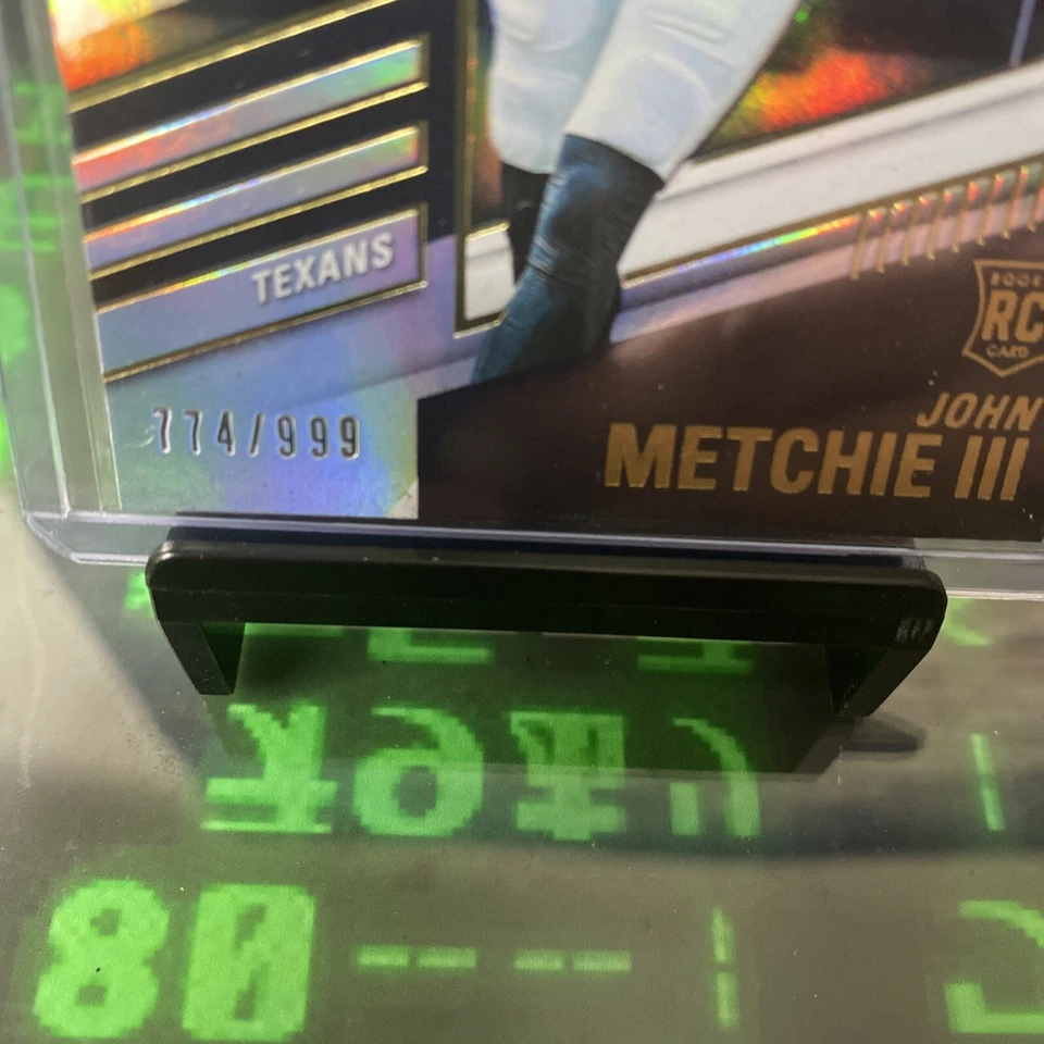 2022 Donruss Elite Football #105 JOHN METCHIE III RC SSP /999 TEXANS - Image 3 of 4