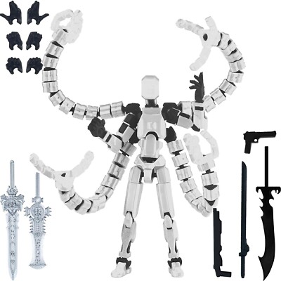 3D Printed Jointed Movable Doctor Octopus Dummy 13 Action