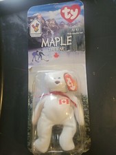 Maple The Bear -1999 McDonald's Ty Beanie Baby With Rare Errors 1993/OAKBROOK