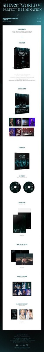 SHINee WORLD VI PERFECT ILLUMINATION in SEOUL Blu-ray 2 DISC