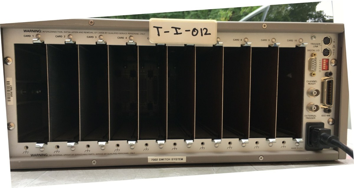 Keithley 7002 Rack Switch Mainframe Only 10 Slot | eBay