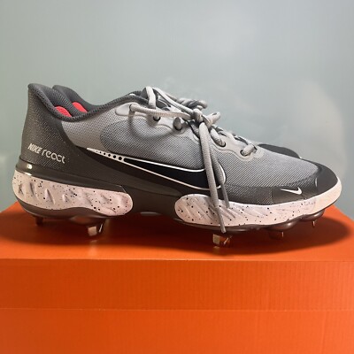 New Nike Alpha Huarache Elite Low Men's Baseball Cleats Grey