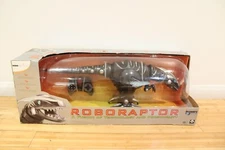 New Vintage Wow Wee 32” Roboraptor Remote Controlled Dinosaur Raptor 8095 Black