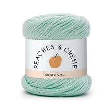 Peaches  Cream Yarn Color Mint 100 Cotton, 2 Oz/56.7 g-
