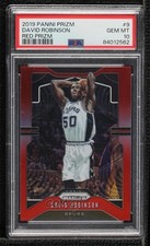 2019-20 Panini Prizm Red Prizm 54/299 David Robinson #9 PSA 10 GEM MT HOF 00ur