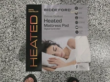 Biddeford Deluxe Heated Mattress Pad. Size Full