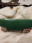 McCoy USA Green Rectangular Pottery Planter 7"x3"x3"