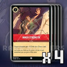 Inner Strength 129/204 x4 Wilds Unknown Disney Lorcana