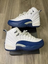 Size 7 GS - Jordan 12 Retro 2016 Mid French Blue Gently Worn