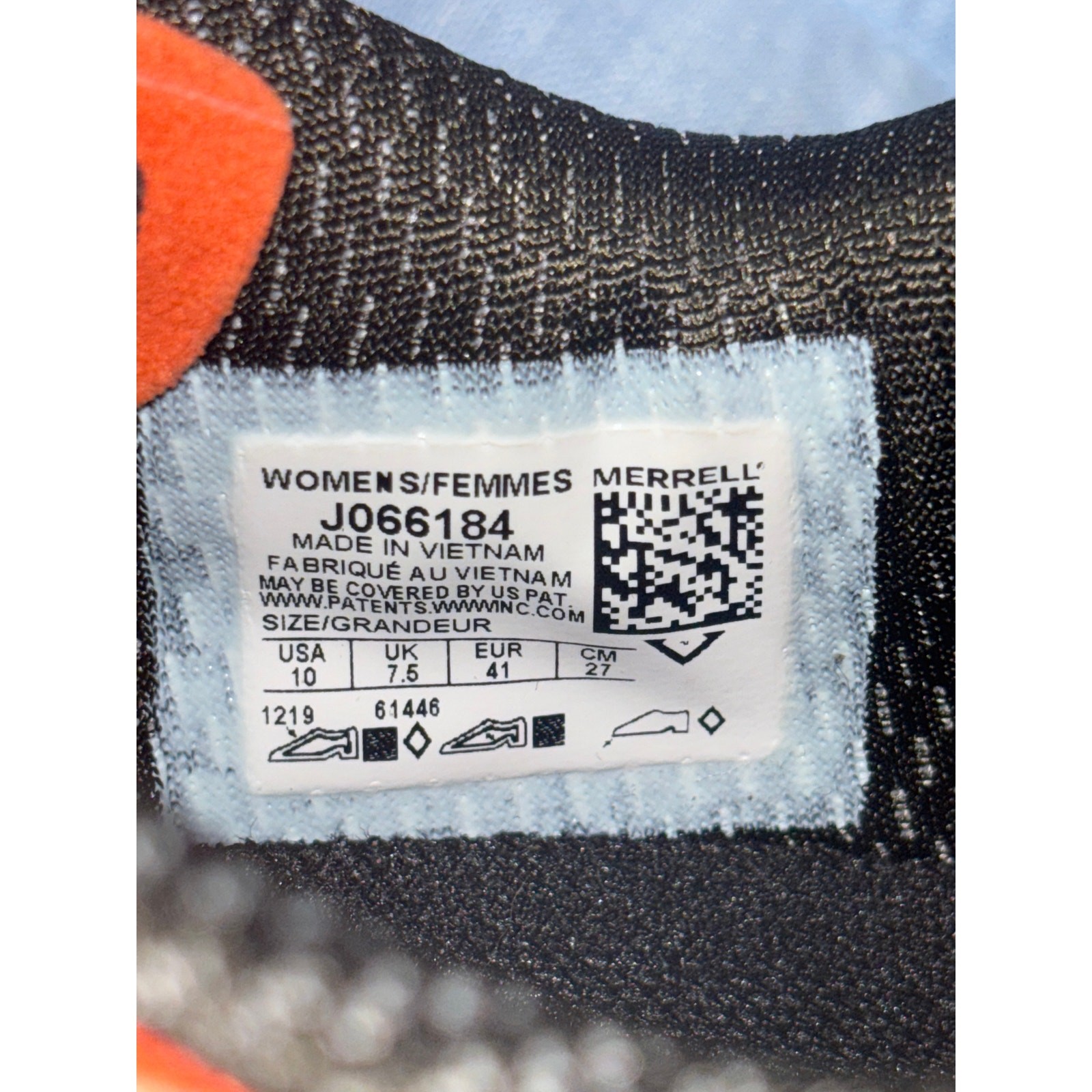 Scarpe da trail Merrell Agility Peak Flex 3 J066184 arancione donna taglia 10 sneakers ottime condizioni