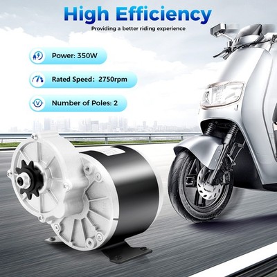 350W 24V DC Electric Motors Gearmotors W/ Gear 9 Teeth Sprocket MY1016Z 2750rpm