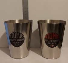 Atomic Coffee Cups Stainless Steel.×2
