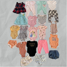 Girls Clothes Size 0-3 3 Months Bundle 21 Pieces Mix Brand Lot Gap Disney Nike