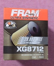 NOS Engine Oil Filter, Genuine FRAM-Ultra Synthetic #XG8712 Made in the USA