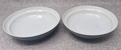 Paar Denby Everyday TEAL Ersatz-Müslischalen - 7 1/4''