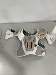 Warrior Burn Lacrosse Shoulder Pads-White Size Large