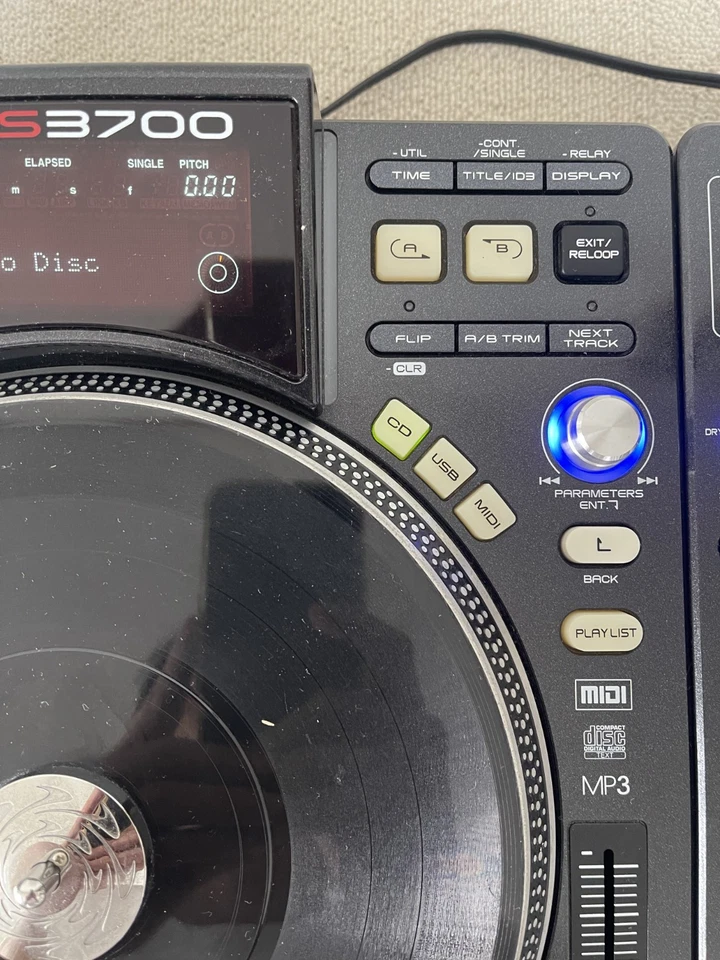 Denon DJ DN-S3700 Pair with Audio Cable Tested and Working CDJ/MP3/USB Player - Image 4 of 4