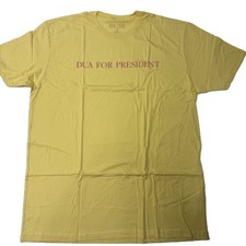 DUA LIPA 2017 TOUR Musical   DUA FOR PRESIDENT  TEE T-SHIRT   OFFICIAL NEW