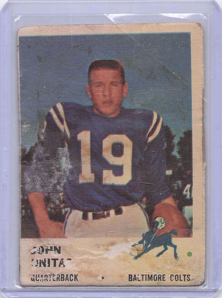 1961 Fleer #30 John Unitas