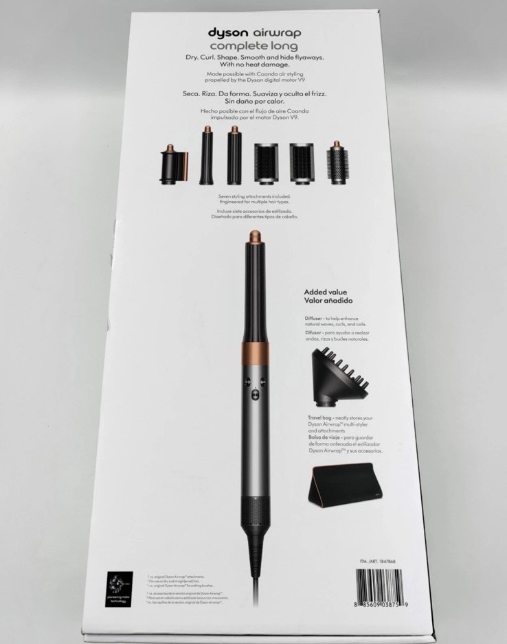 Dyson Airwrap HS05 Multi-Styler Complete Long - Copper/Nickel