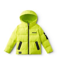 Nununu Puffy Down Jacket in Hot Lime