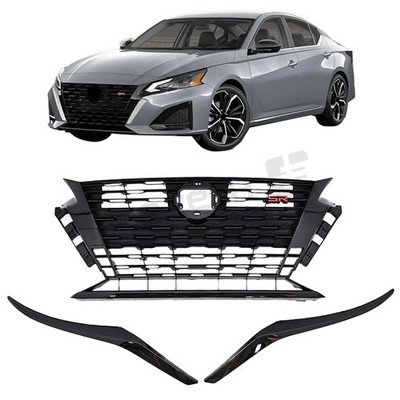 For 2023-2025 Nissan Altima SR Front Bumper Grille W/ Black Molding Trim