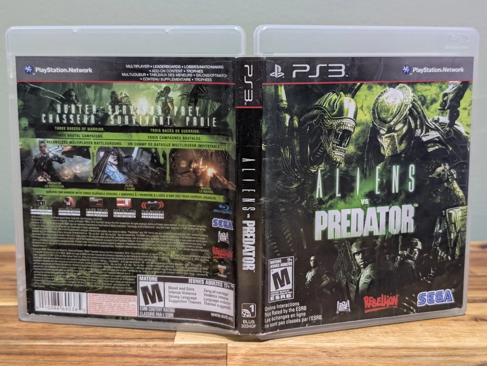 Aliens vs Predator (PlayStation 3 PS3, 2010)➡️CIB Complete - Tested & Working - Image 4 of 4