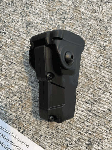 NEW! SafariLand Taser 7 Left Hand BLK Holster 7520-464-411 P707 w Cartridge clip - Picture 8 of 11